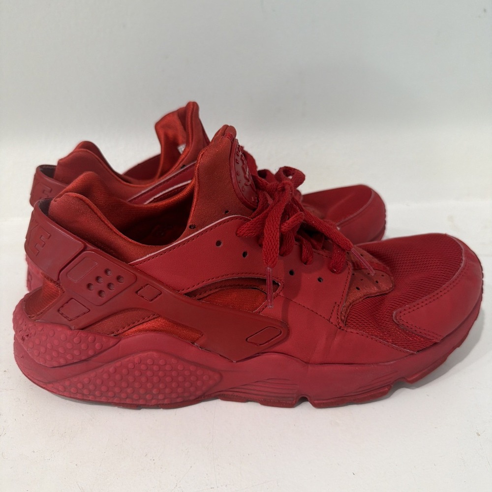 Nike Air Huarache Triple Red 2015 Men's 11.5 , 318429-660, Red,  shoes sneakers